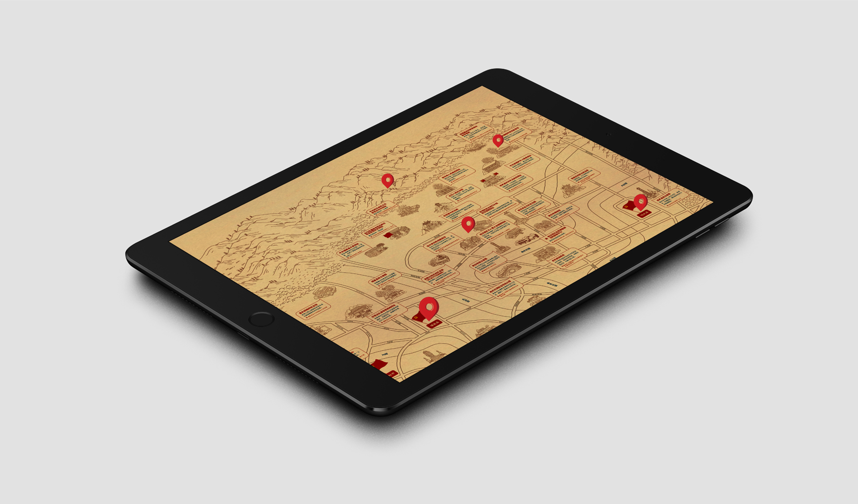 焦作市紅色資源旅游訪問導覽圖