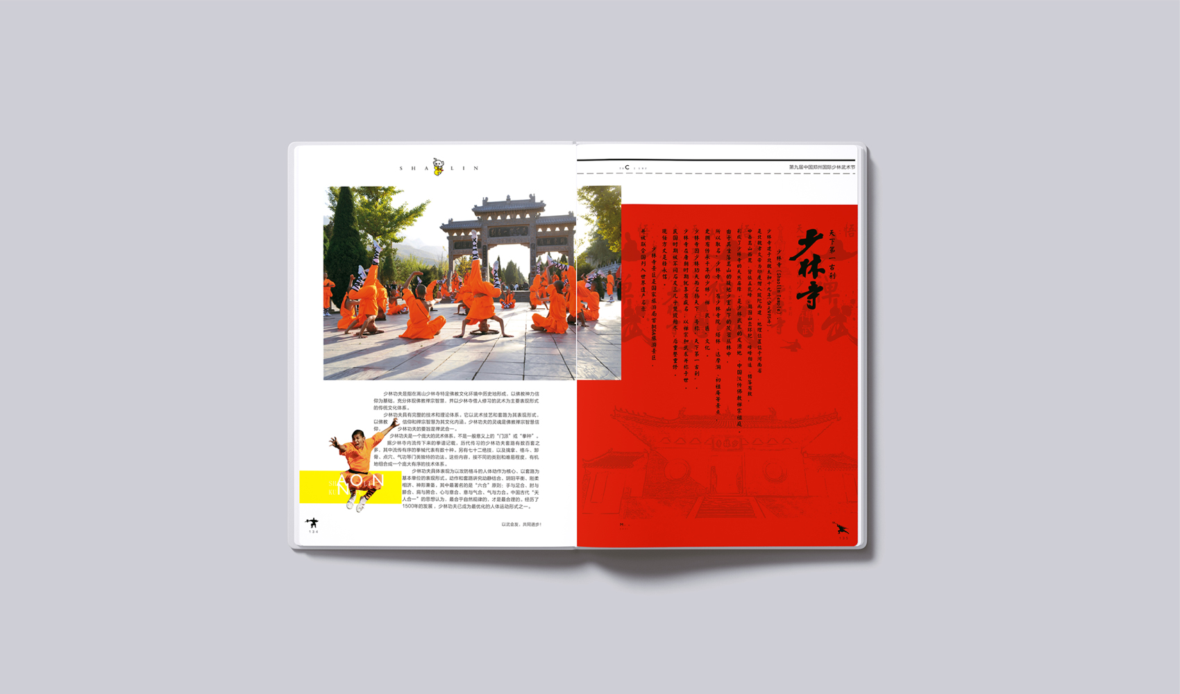 《鄭州國(guó)際少林武術(shù)節(jié)》畫(huà)冊(cè)設(shè)計(jì)