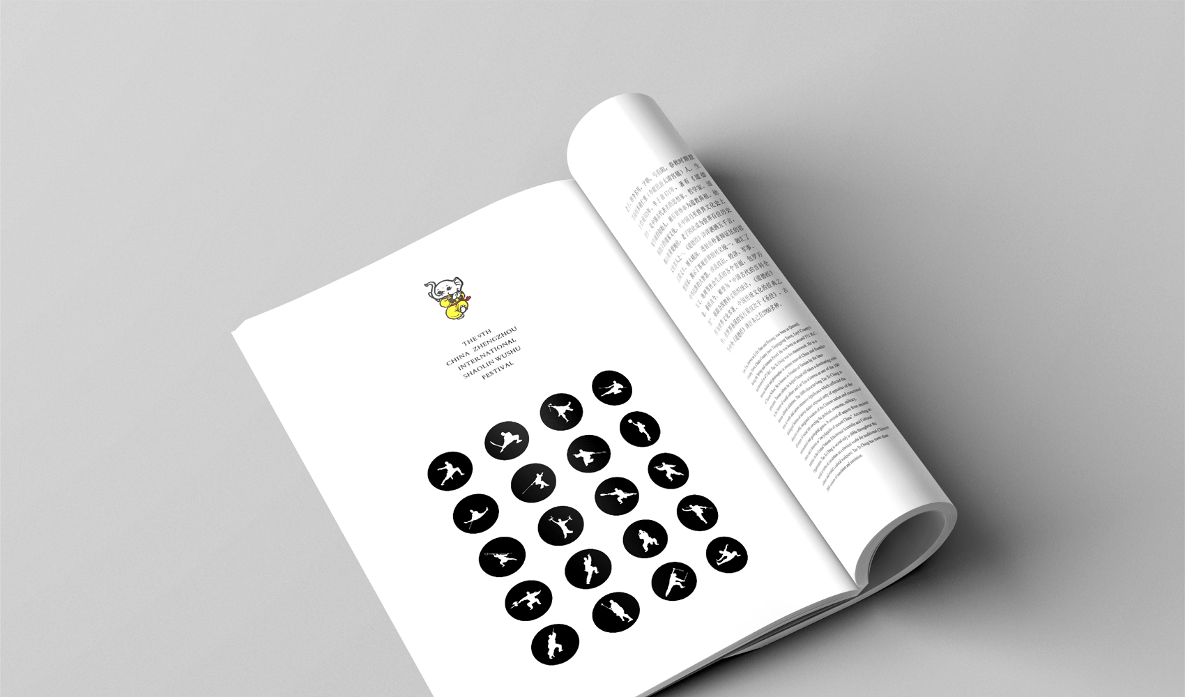 《鄭州國(guó)際少林武術(shù)節(jié)》畫(huà)冊(cè)設(shè)計(jì)