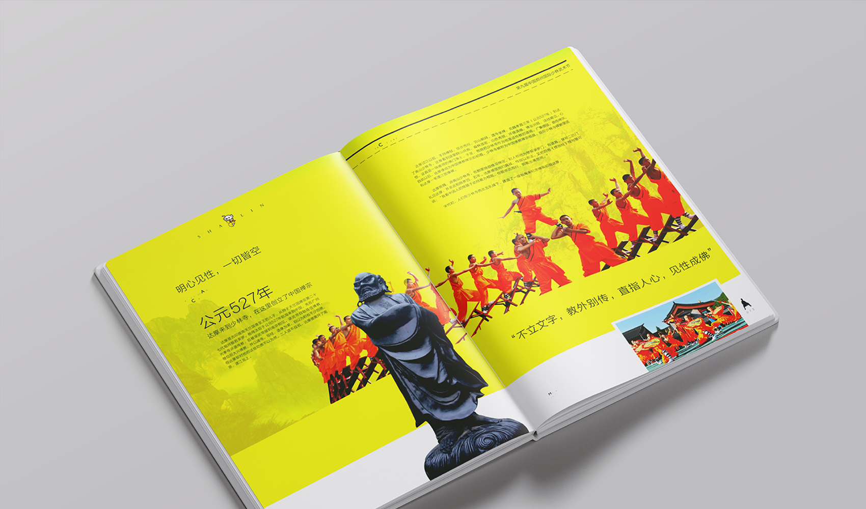 《鄭州國(guó)際少林武術(shù)節(jié)》畫(huà)冊(cè)設(shè)計(jì)