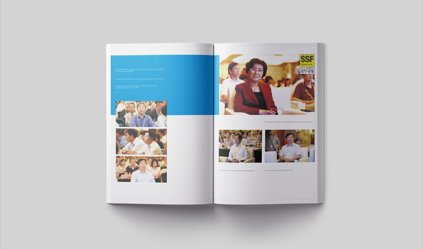 《嵩山論壇》畫冊設計