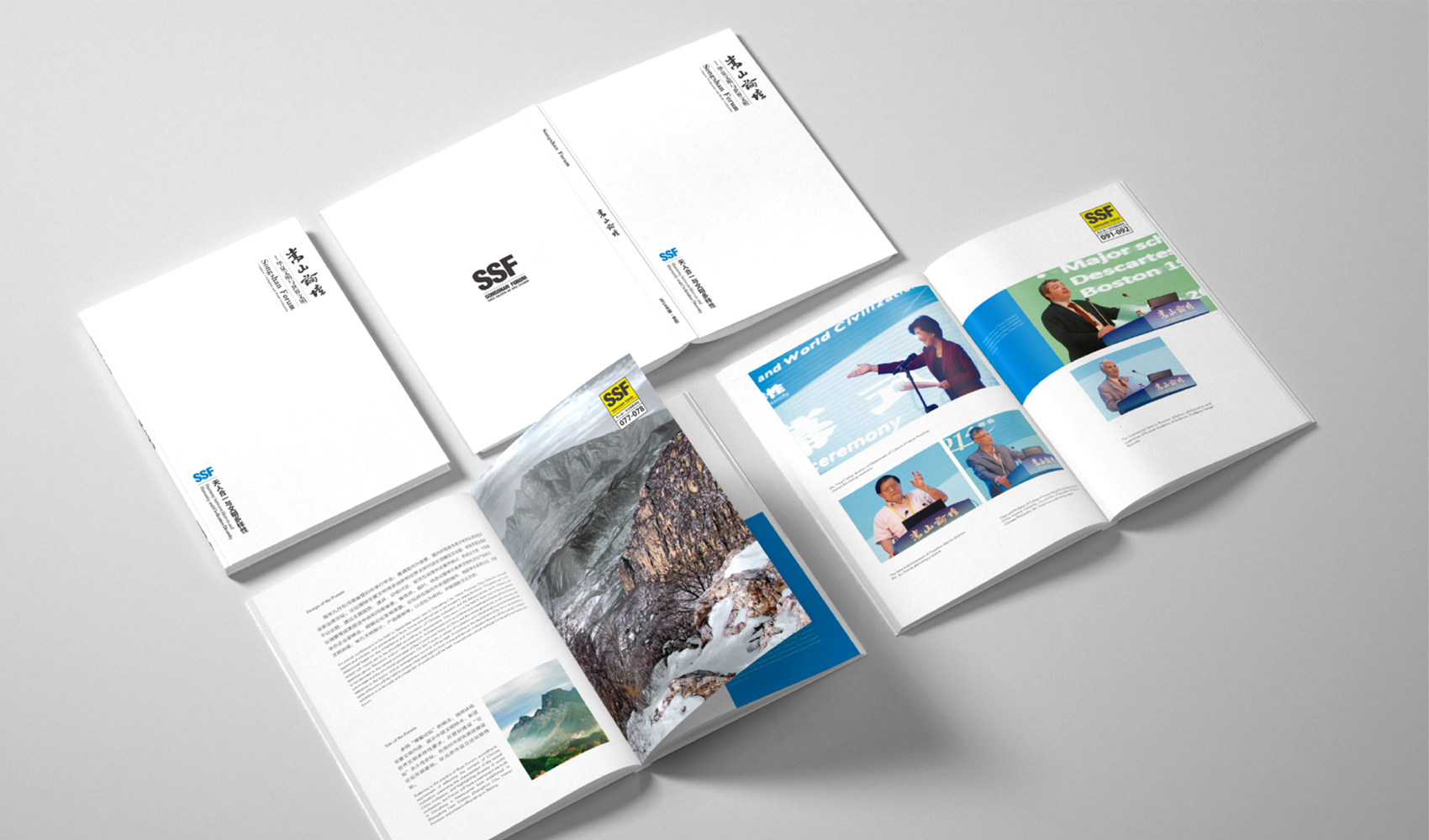 《嵩山論壇》畫冊設計