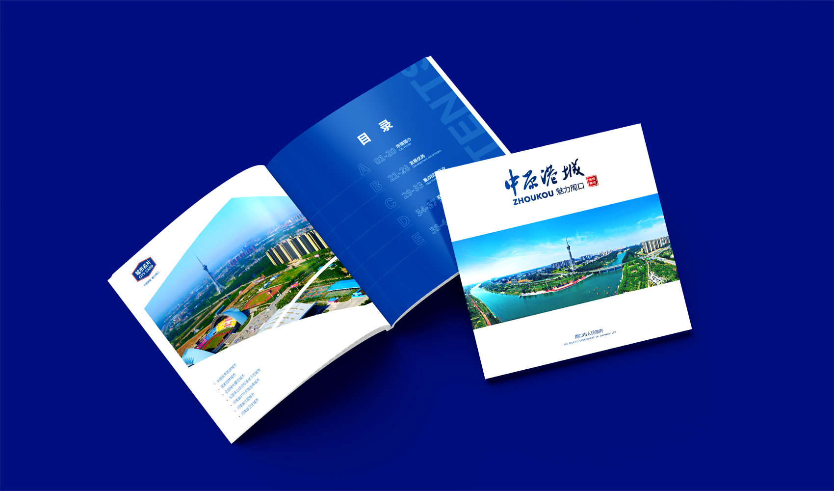 中原港城 魅力周口畫冊設計