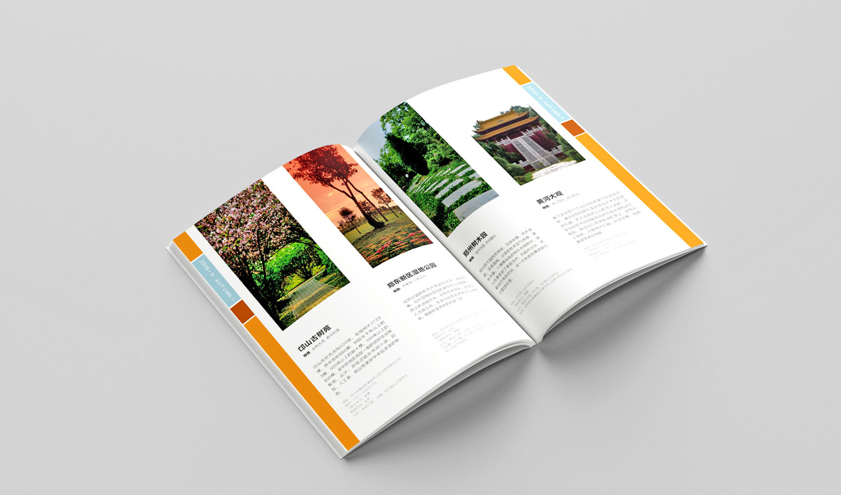 鄭州四季旅游畫冊設計