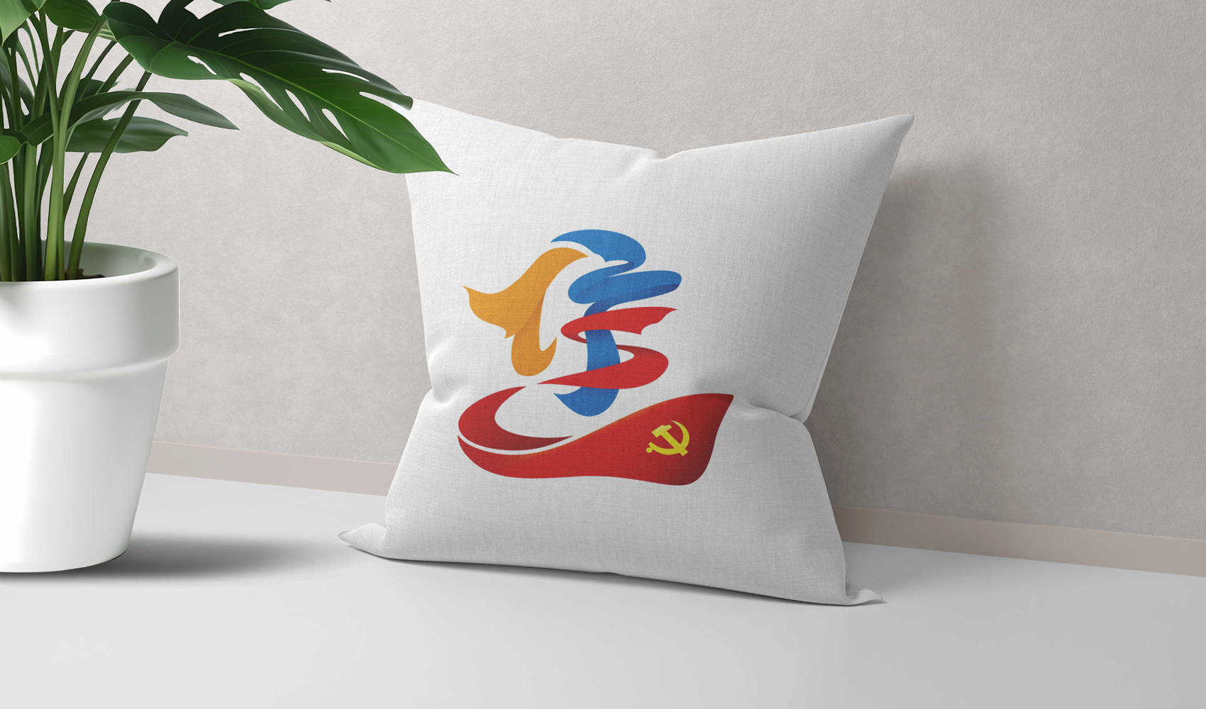 焦作市黨群服務中心標志VI設計